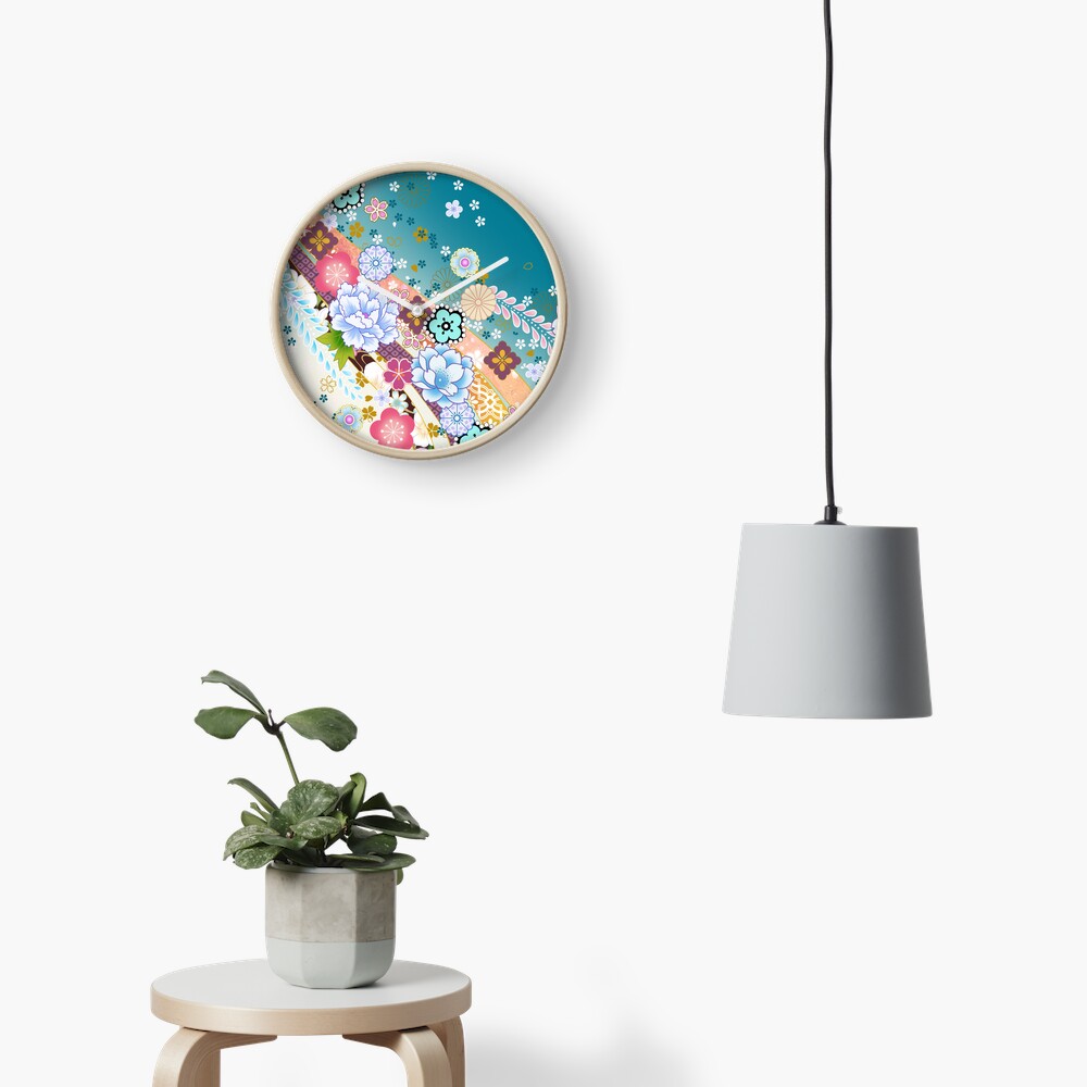 Aperçu de l'œuvre Horloge créée et vendue par Sanagiatelier.