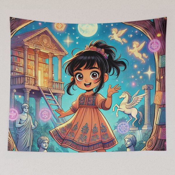 Item preview, Ankhi And The Lost Myths - Manga Style 1 designed and sold by Dream Bloom Gallery.