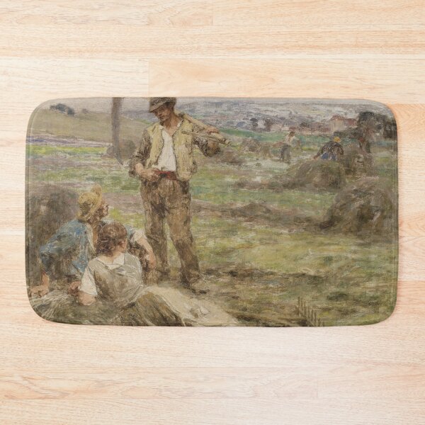 Item preview, Farm Life vintage painting designed and sold by Vintage Designs +.