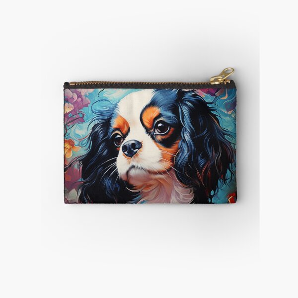 Item preview, Cavalier King Charles Spaniel in flowers designed and sold by PetsArt.