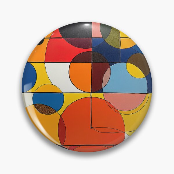 Item preview, Wassily Kandinsky Circles Composition designed and sold by maniacfitness.