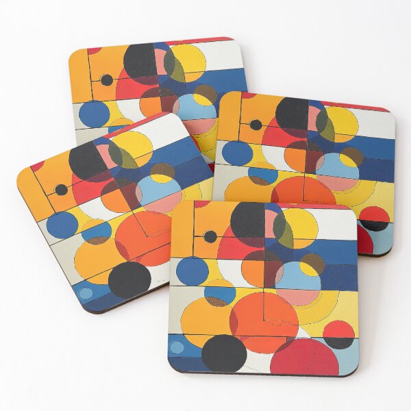 Item preview, Wassily Kandinsky Circles Composition designed and sold by maniacfitness.