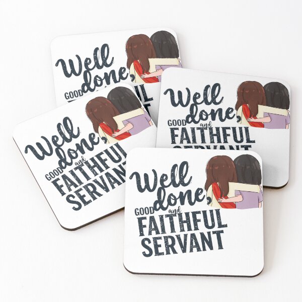 Item preview, Well done, Good and Faithful Servant  designed and sold by Faithloveshop.