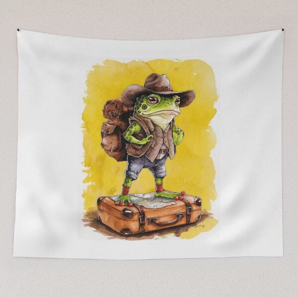 Artikelvorschau, Froschforscher Aquarell entworfen und verkauft von mvojnovic1992.