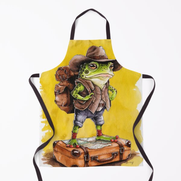 Artikelvorschau, Froschforscher Aquarell entworfen und verkauft von mvojnovic1992.