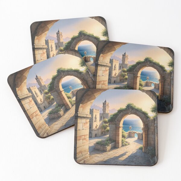 Item preview, Rhodes Reverie: Sunset Archway Charm designed and sold by LSVart.