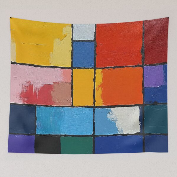 Item preview, Wassily Kandinsky Squares Composition designed and sold by maniacfitness.