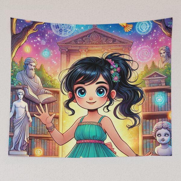 Item preview, Ankhi And The Lost Myths - Manga Style 2 designed and sold by Dream Bloom Gallery.