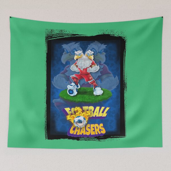 Item preview, The double-headed eagle is the stylized mascot of the Serbian national football team designed and sold by Dimisbarbarian.