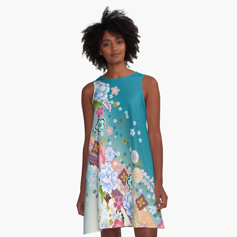 Aperçu de l'œuvre Robe trapèze créée et vendue par Sanagiatelier.