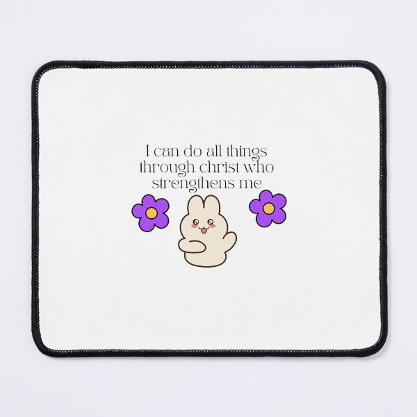 Item preview, strength in bloom: Powered by Christ. I can do all things through Christ. designed and sold by ROOTS & SOUL.