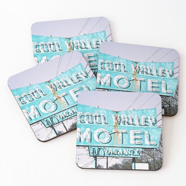 Item preview, Retro Cool Valley Motel Neon Sign Art Print - Bold and Rustic Charm designed and sold by FraireDesign.