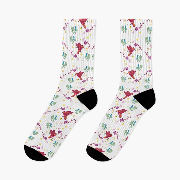 Item preview, Pink hummingbird with floral and geometric patterns designed and sold by asamijess.