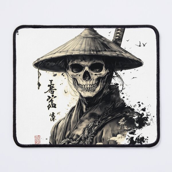 Item preview, Japanese Skull & Chinese Hat - Elegant Design designed and sold by pixal-shop.