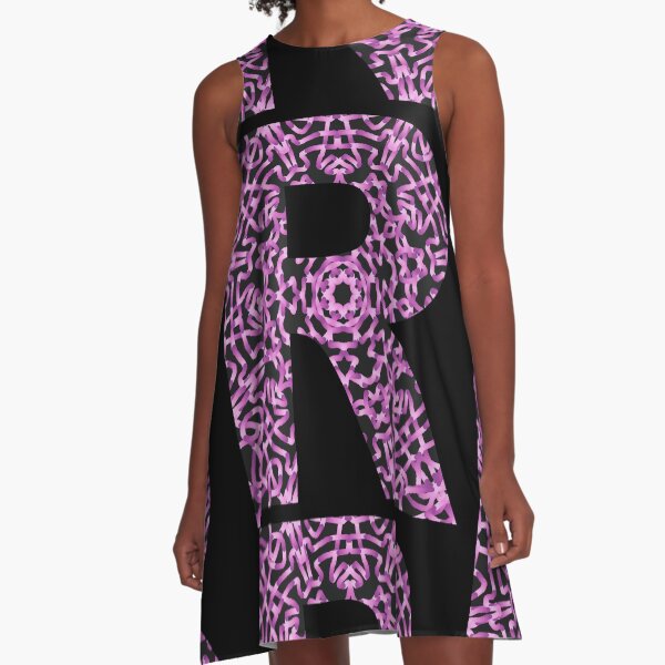 KALEIDOSCOPE LETTER R A-Line Dress