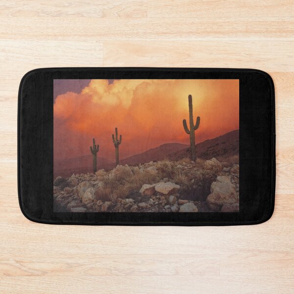 Item preview, Desert Sunset with Cactus Silhouettes - Nature Photography designed and sold by regnumsaturni.