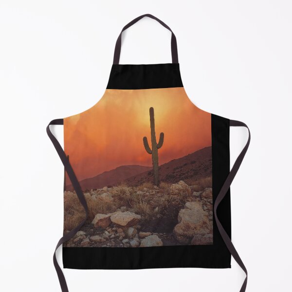 Item preview, Desert Sunset with Cactus Silhouettes - Nature Photography designed and sold by regnumsaturni.