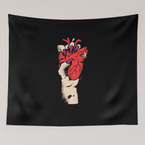 Item preview, Red Heart Held Tight in Hands - emotional/heart designed and sold by TishCO.
