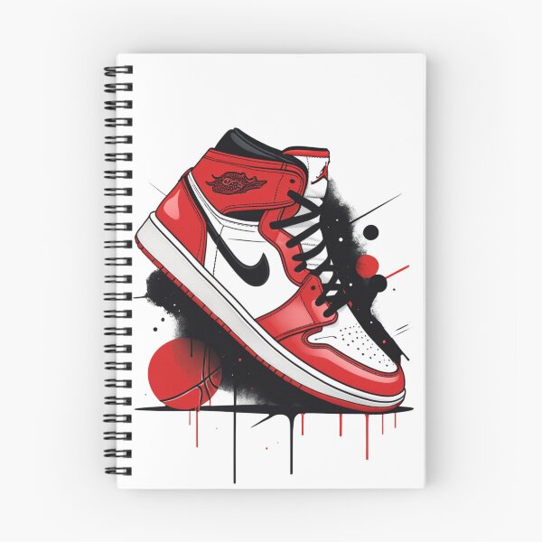 Artikelvorschau, Rote und weiße Basketball-Sneakers-Kunst - Streetwear Vibes entworfen und verkauft von PRIME4YOU.