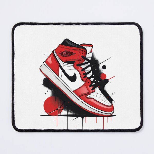 Item preview, Red and White Basketball Sneakers Art - Streetwear Vibes designed and sold by PRIME4YOU.