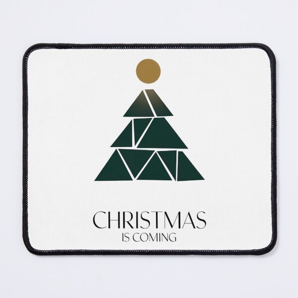 Item preview, Modern Geometric Christmas Tree Minimalist Art designed and sold by ZetaDream.