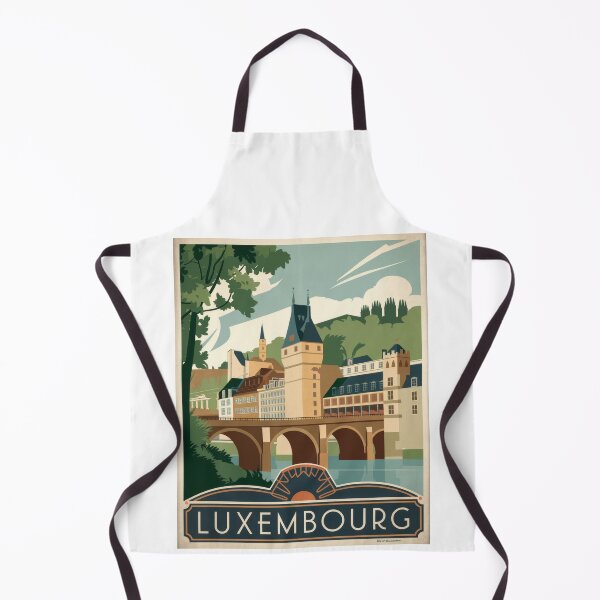 Artikelvorschau, Vintage Retro Reiseplakat Luxemburg – Minimalistisches Design entworfen und verkauft von pod24.