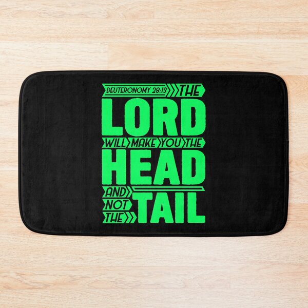 Item preview, Deuteronomy 28:13 The LORD Will Make You The Head And Not The Tail designed and sold by plushism.