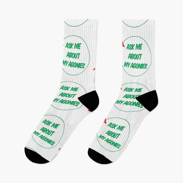 Item preview, Ask Me About My Agonies designed and sold by ChickenFund.