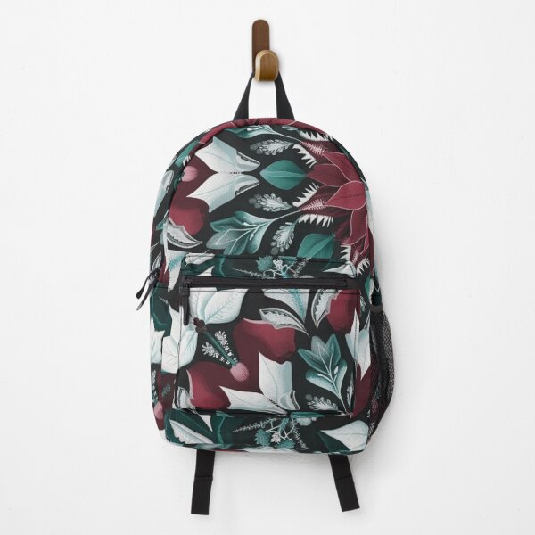 Item preview, Burgundy Poinsettia Winter Floral Design designed and sold by pnidesign.