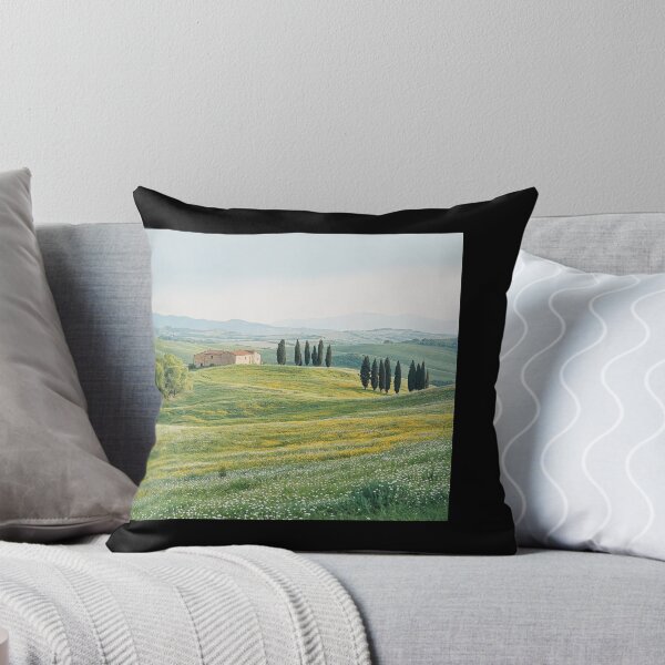 Item preview, Rolling Hills and Cypress Trees Landscape - Nature Photography designed and sold by regnumsaturni.