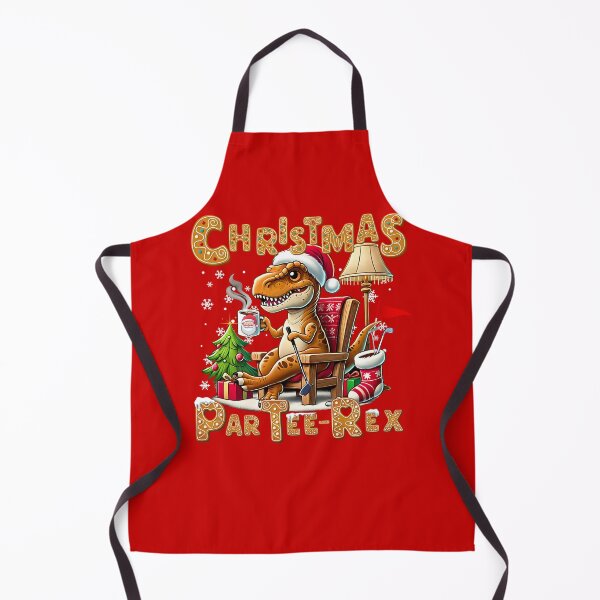 Artikelvorschau, Weihnachtspar-Tee Rex Dinosaurier T-Rex entworfen und verkauft von The Art of Kkatarynka.