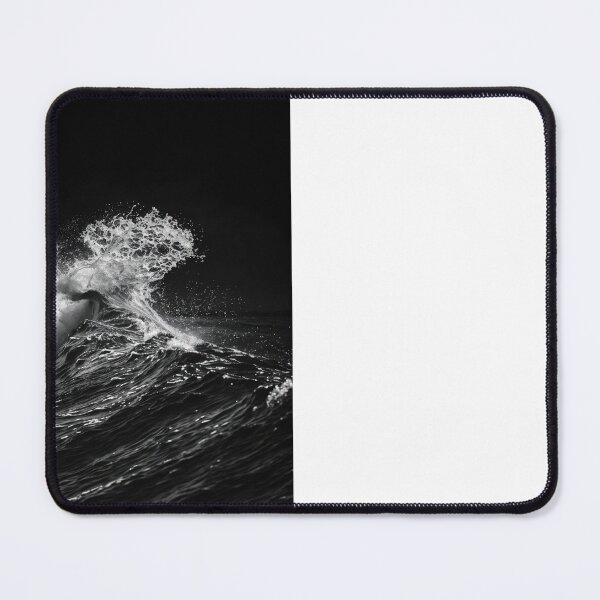 Item preview, Monochrome Ocean Wave Splash - Nature Photography designed and sold by regnumsaturni.
