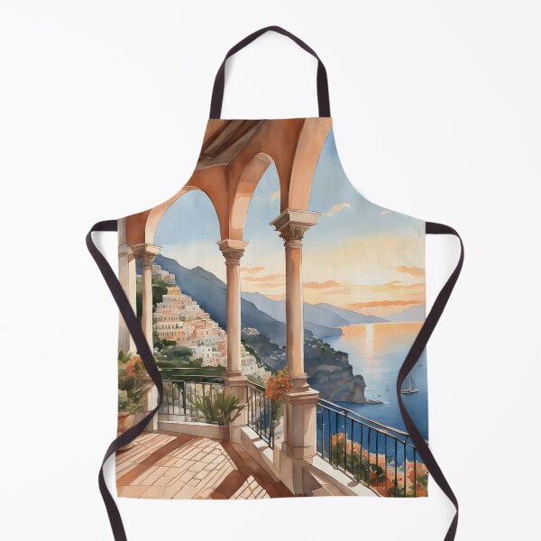Item preview, Positano Archway: Ocean Sunset View designed and sold by LSVart.