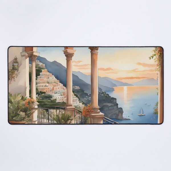 Item preview, Positano Archway: Ocean Sunset View designed and sold by LSVart.