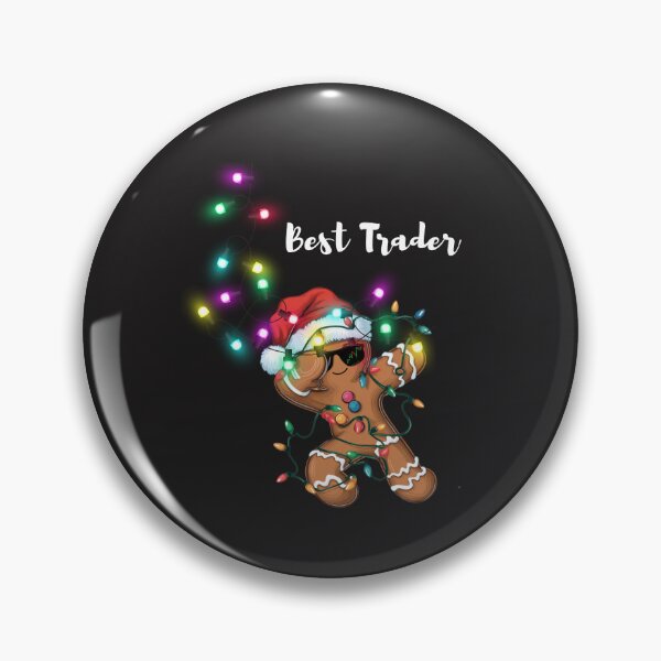 Item preview, Gift for dad from daughter for Christmas, Gift for him Unique,  Funny Finance Gift, Present for stock market,crypto, forex and day traders, Gingerbread man, Christmas lights designed and sold by TradingTeesKids.
