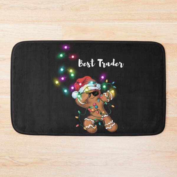Item preview, Gift for dad from daughter for Christmas, Gift for him Unique,  Funny Finance Gift, Present for stock market,crypto, forex and day traders, Gingerbread man, Christmas lights designed and sold by TradingTeesKids.
