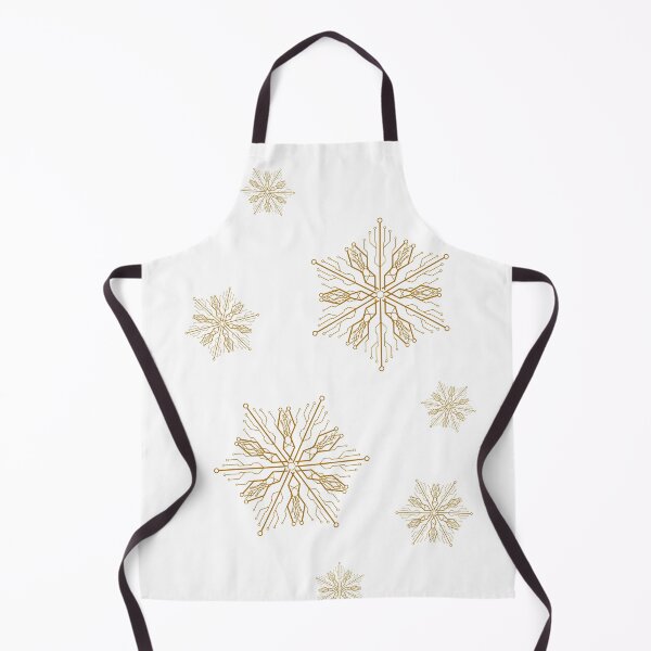 Item preview, Futuristic, minimalist circuit diagram SNOWFLAKES designed and sold by I-RDesign.