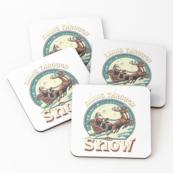 Item preview, Santa Riding Through the Snow designed and sold by Aagnyes.