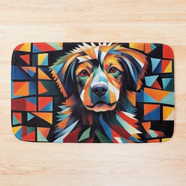 Item preview, Geometric Canine Vibrance designed and sold by Mirrafoto.