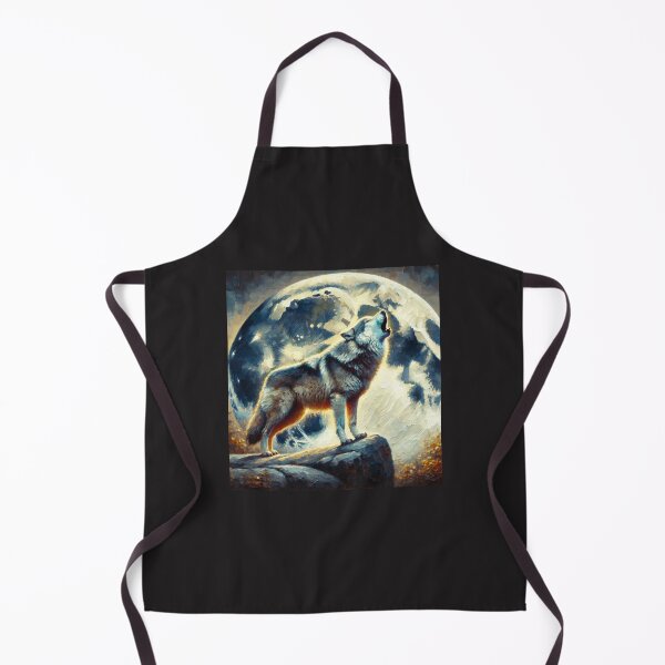 Item preview, Lone Wolf Under the Full Moon designed and sold by mustardseed-410.