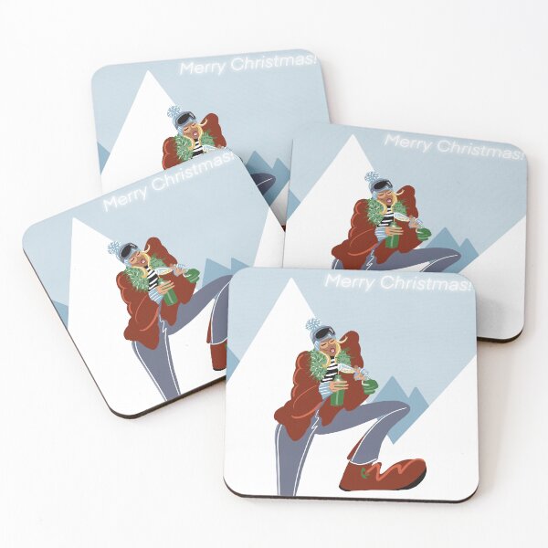 Item preview, Alps skiing postcards  designed and sold by UVAART.
