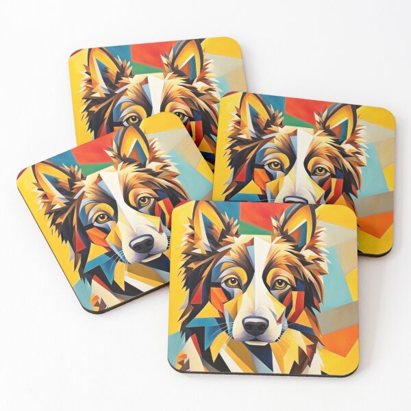 Item preview, Abstract Canine Kaleidoscope designed and sold by Mirrafoto.