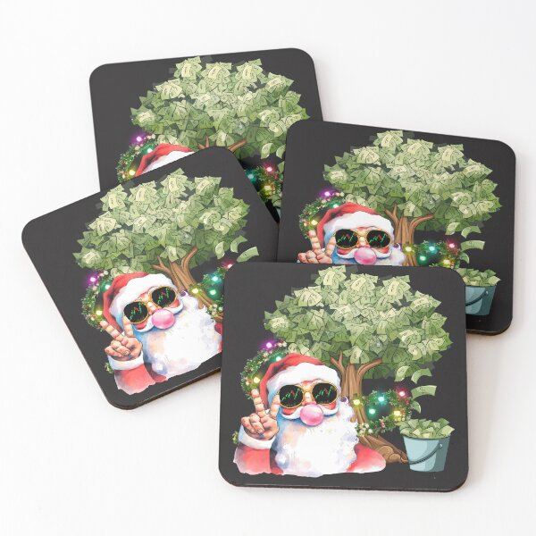Item preview, Gifts for dad Christmas from daughter,  Gift for him Unique,  Funny Finance Gift, Present for stock market,crypto, forex and day traders, Funny Santa, Money Tree designed and sold by TradingTeesKids.