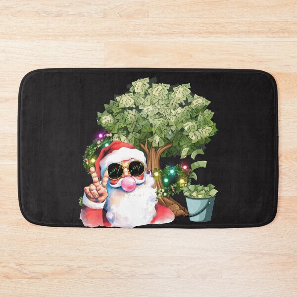 Item preview, Gifts for dad Christmas from daughter,  Gift for him Unique,  Funny Finance Gift, Present for stock market,crypto, forex and day traders, Funny Santa, Money Tree designed and sold by TradingTeesKids.