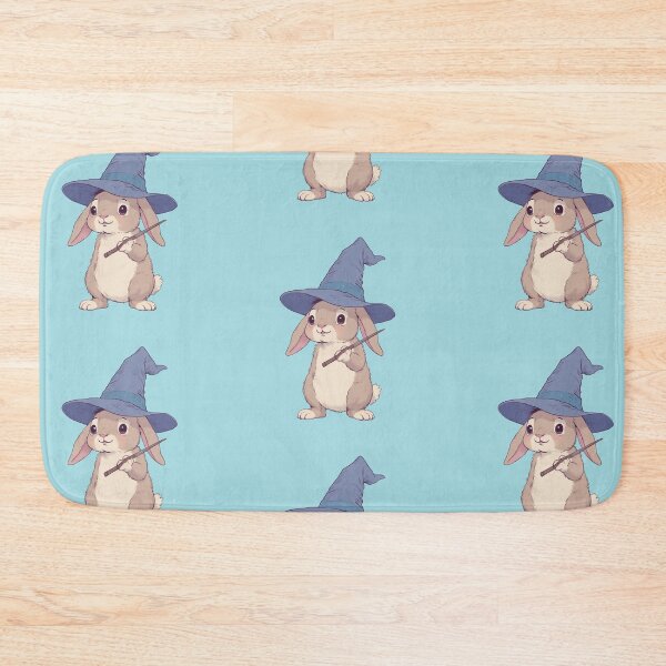 Item preview, Enchanted Hare Wand and Whimsy Comic Style Illustration designed and sold by MadeByHaresShop.