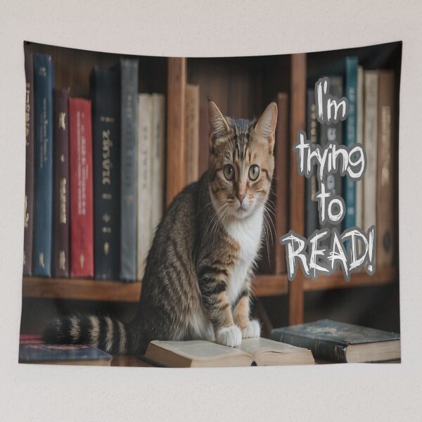 Item preview, I'm Trying To Read! designed and sold by Surreallytee.