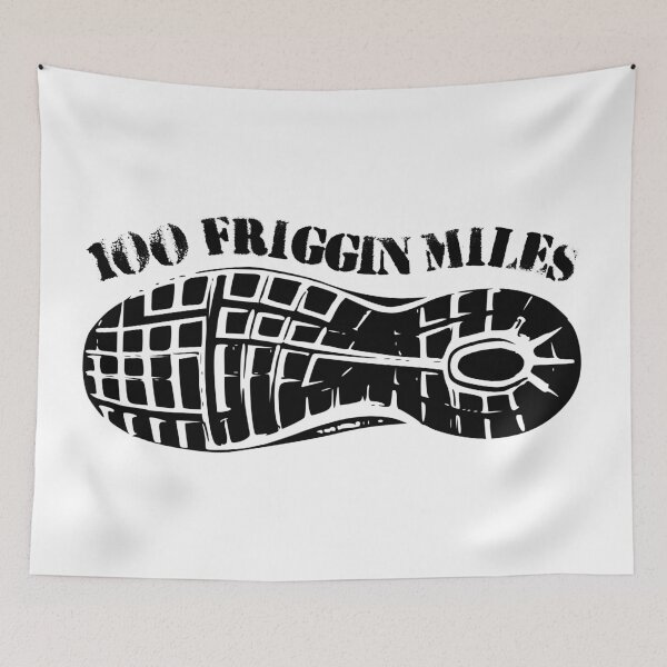Item preview, 100 Friggin Miles Ultra Running Tread designed and sold by Esskay Designs.