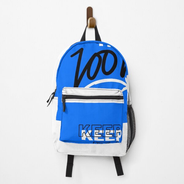 Item preview, KEEP IT 100% - blue - motivational/ inspirational quotes designed and sold by TishCO.