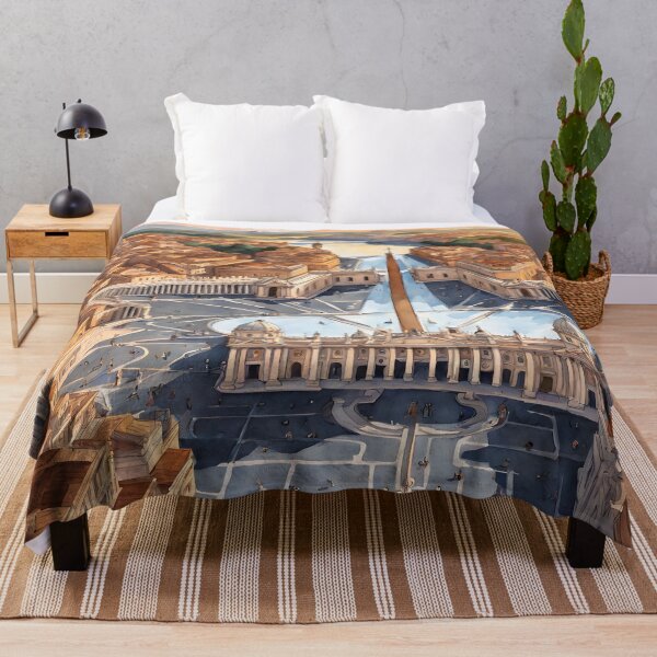Item preview, Vatican Sunset: Watercolor Beauty of This Iconic Place designed and sold by LSVart.