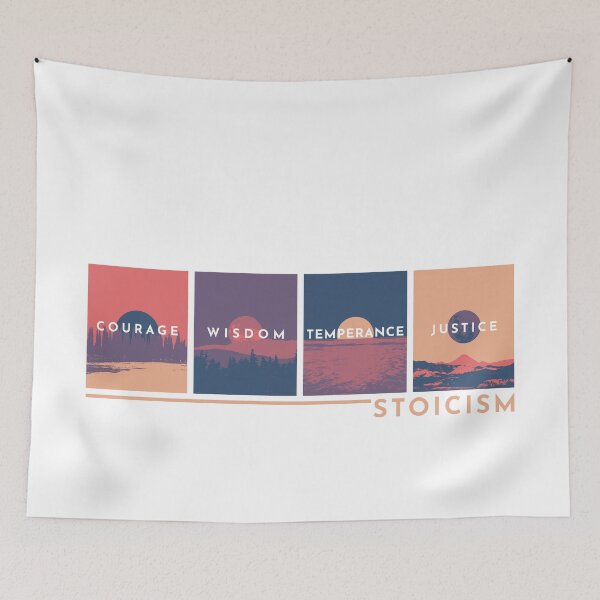 Item preview, Stoicism - The Four Virtues  designed and sold by TKsuited.